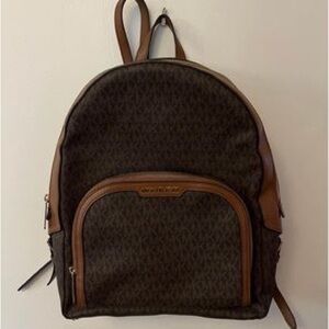 Brown Michael Kors backpack